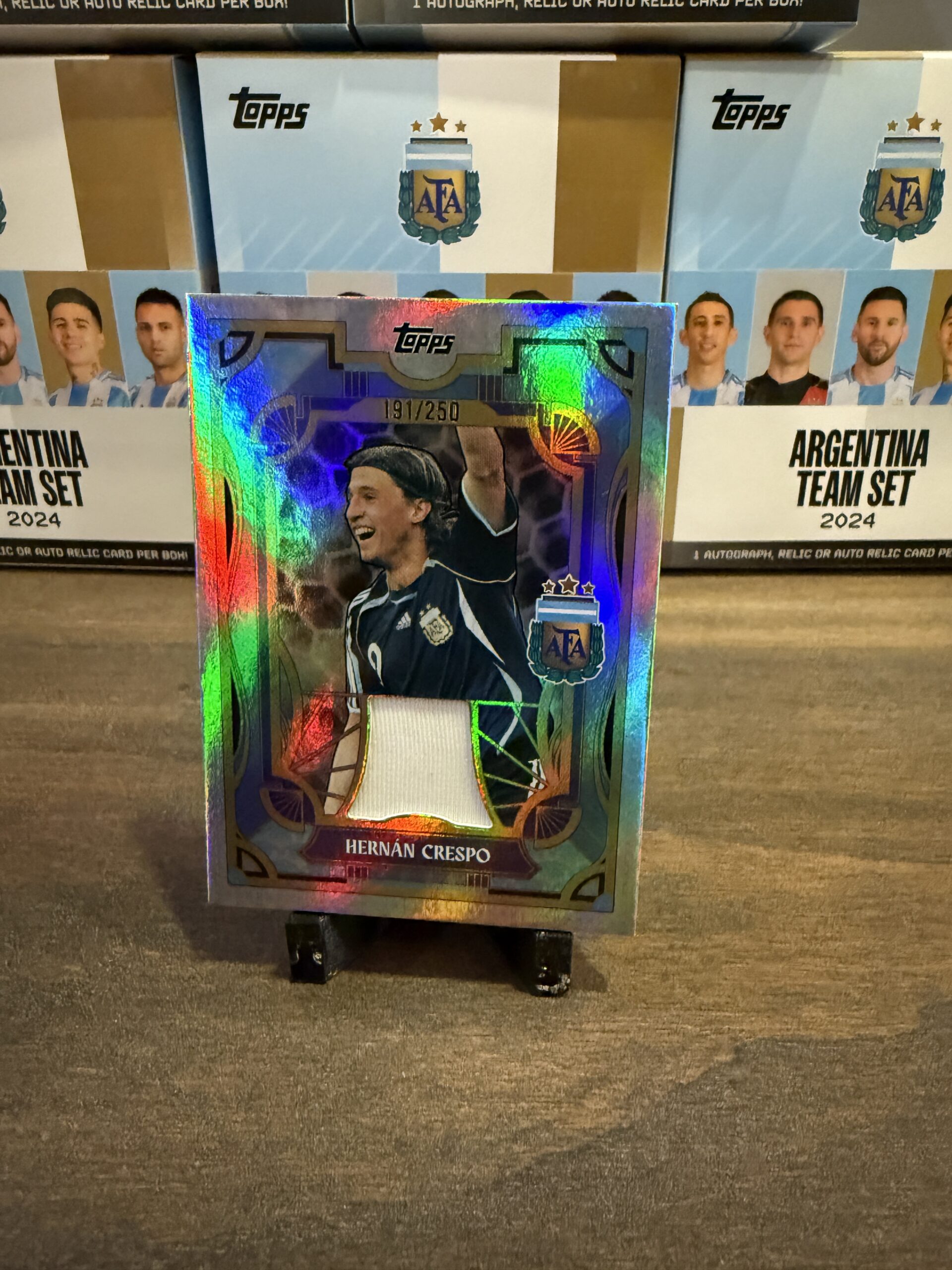 Hernan Crespo – Argentina Team Set 2024 – (MATCH WORN) /250