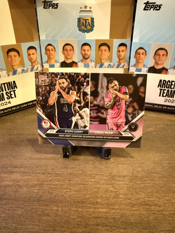 Messi + Curry Topps Now 2024