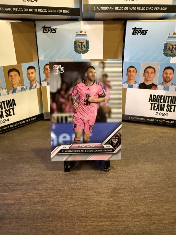 Messi Topps Now 2024 - Record