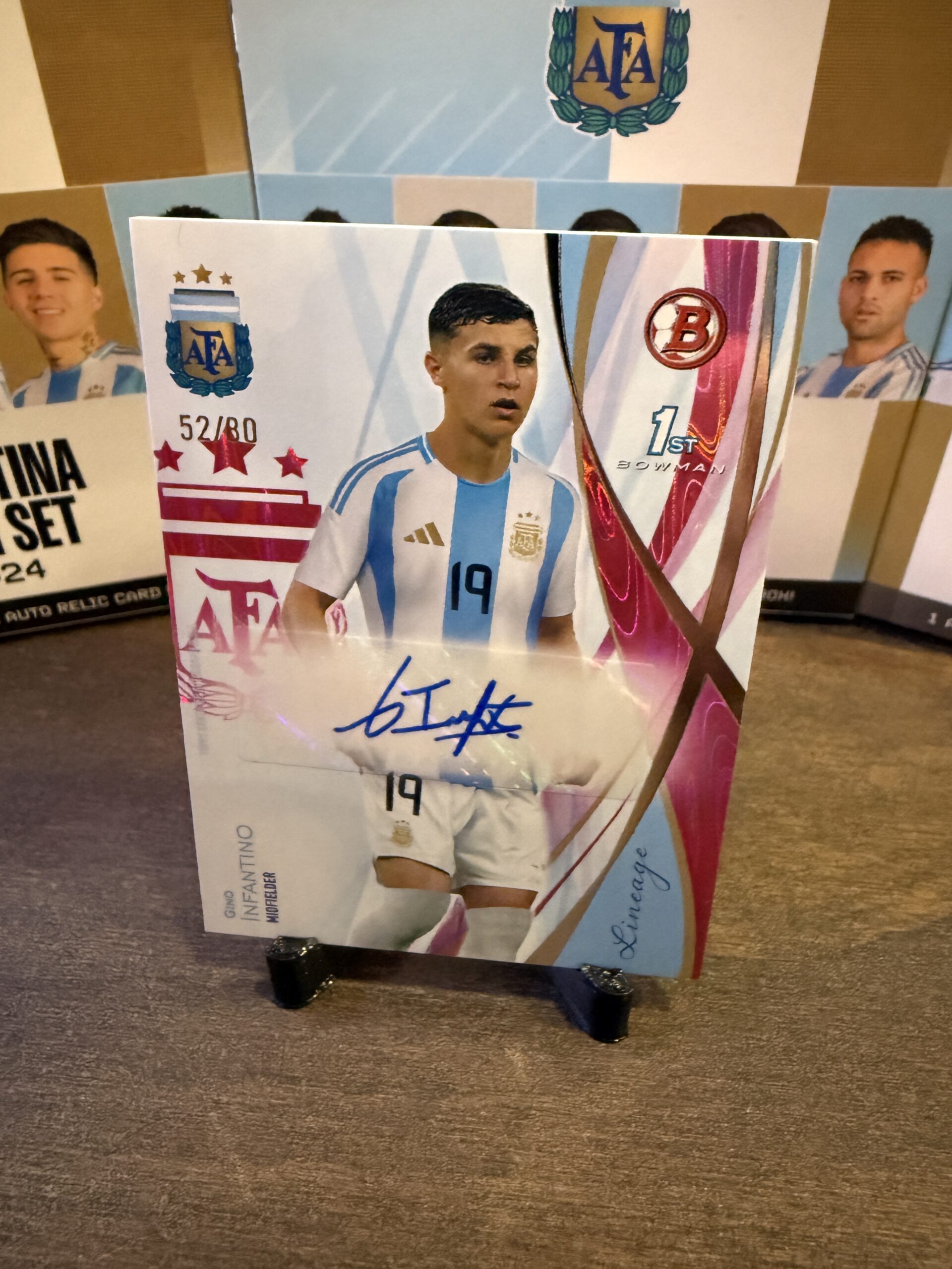 Gino Infantino – Lineage 2024 1st BowMan (Firma /80)