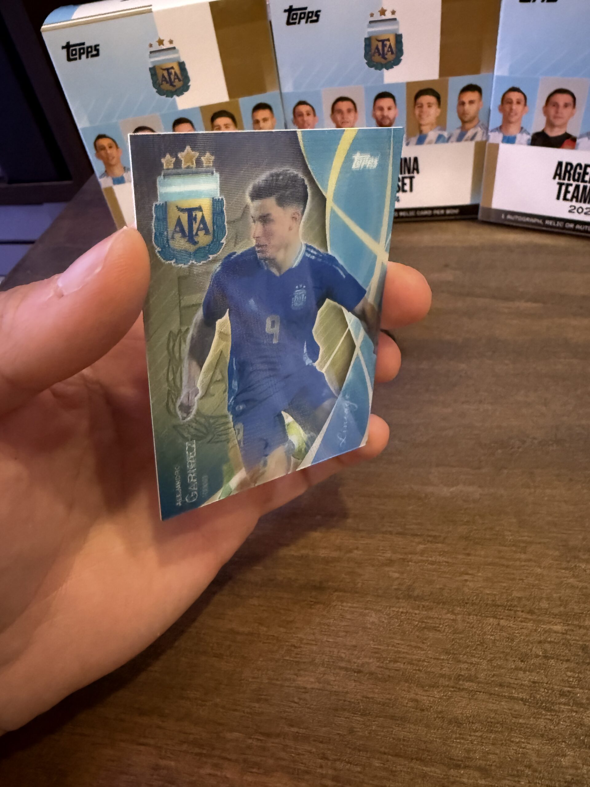 Julian Alvarez & Alejandro Garnacho – Topps Lineage 2024 (LENTICULAR)