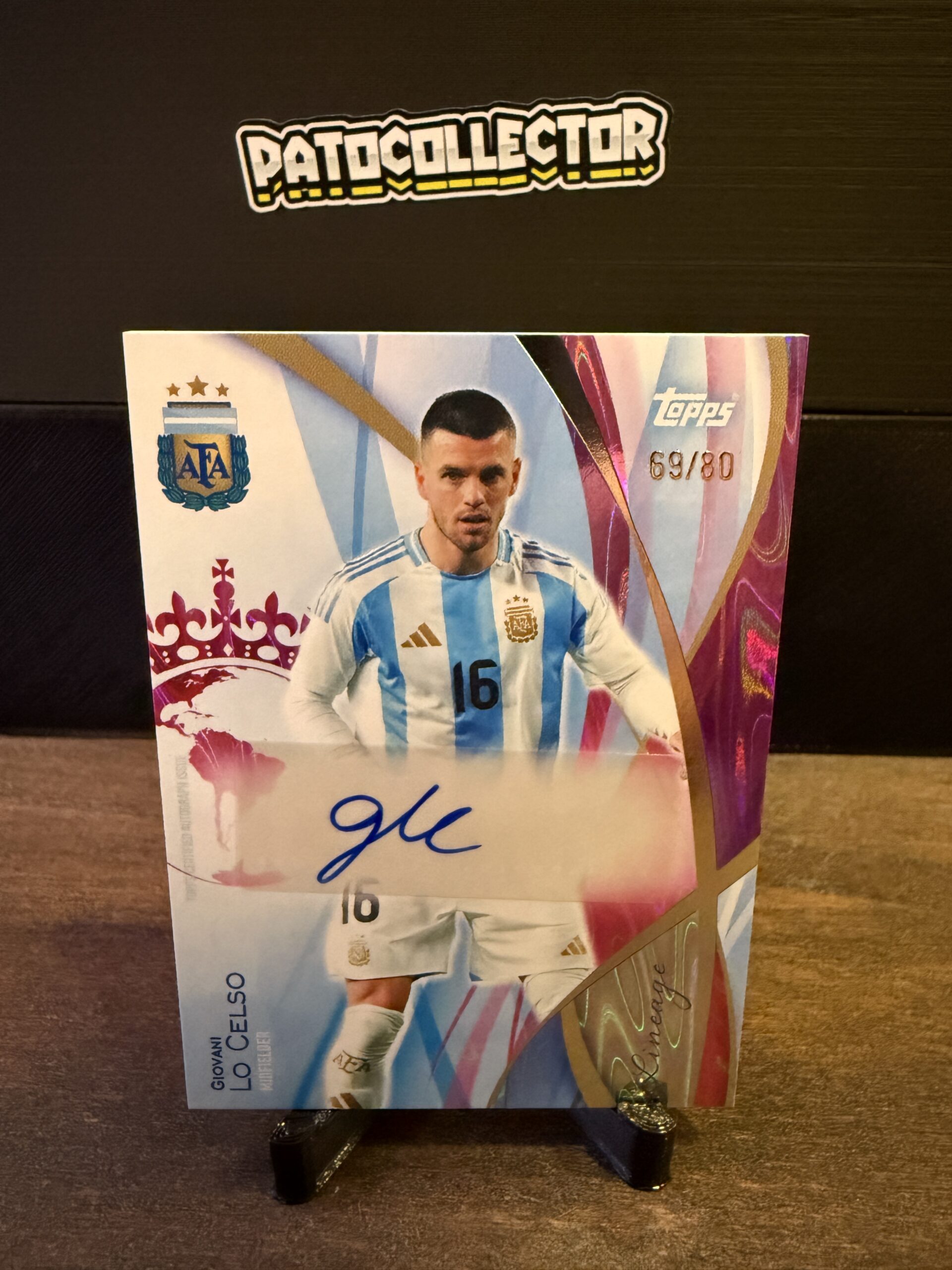 Giovani Lo Celso – Topps Lineage (Firma /80)