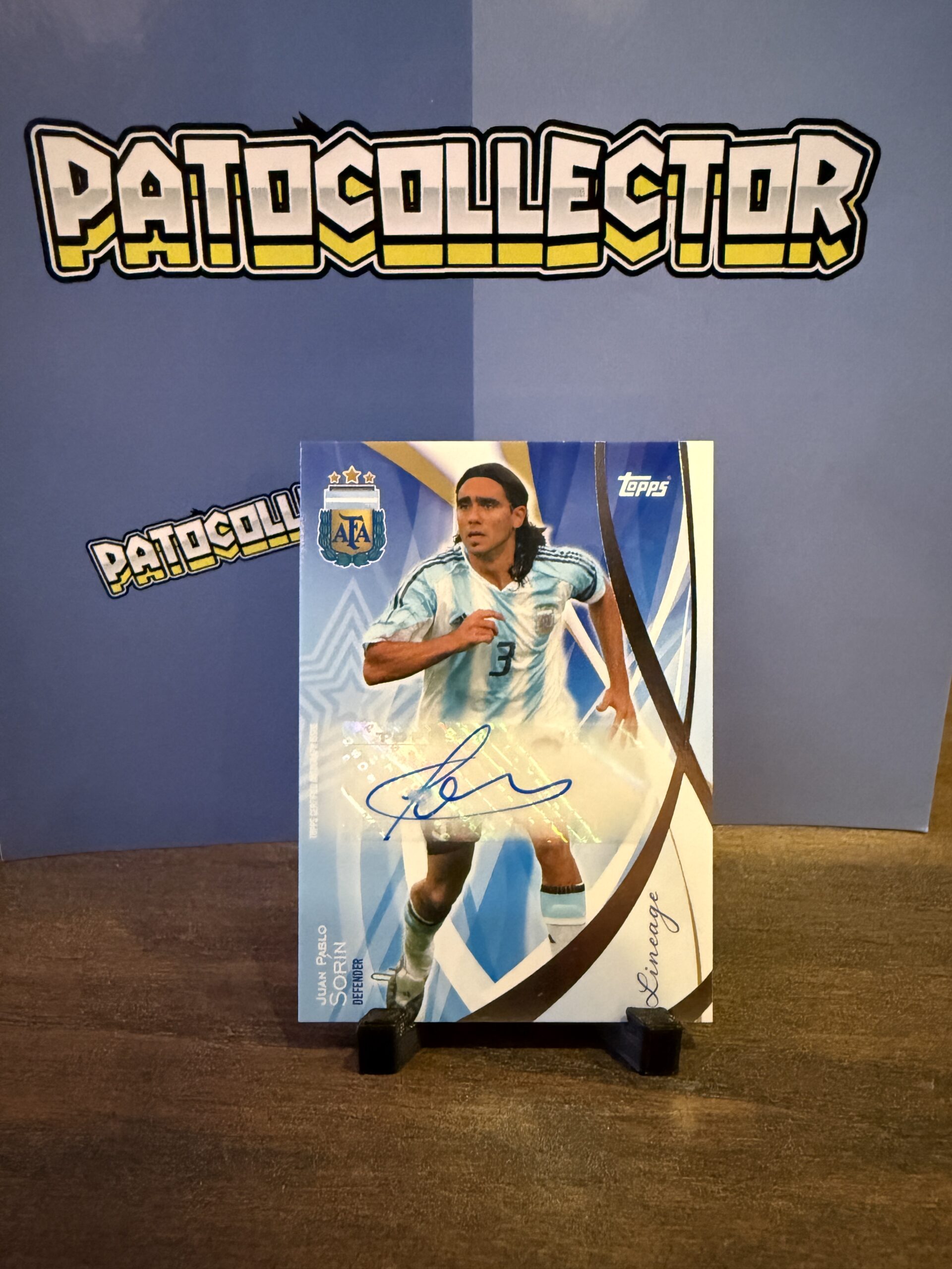 Juan Pablo Sorin – Topps Lineage (Firma)