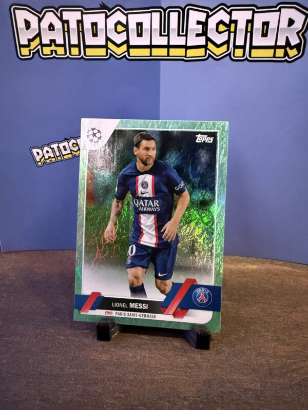 Leo Messi - Topps UEFA 2023 (Green Parallel)
