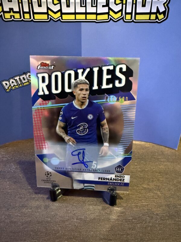 Enzo Fernandez - Topps Finnest 2023 (Firma /500)