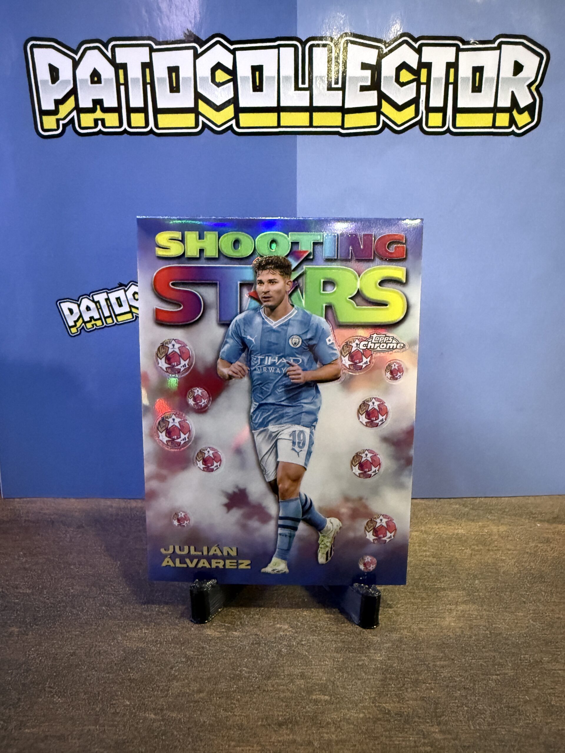 Julian Alvarez – Topps Chrome 2024 (Shooting Stars)