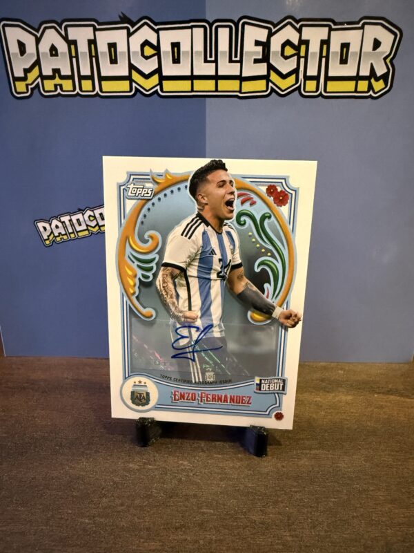 Enzo Fernandez - Topps Fileteado (Firma)