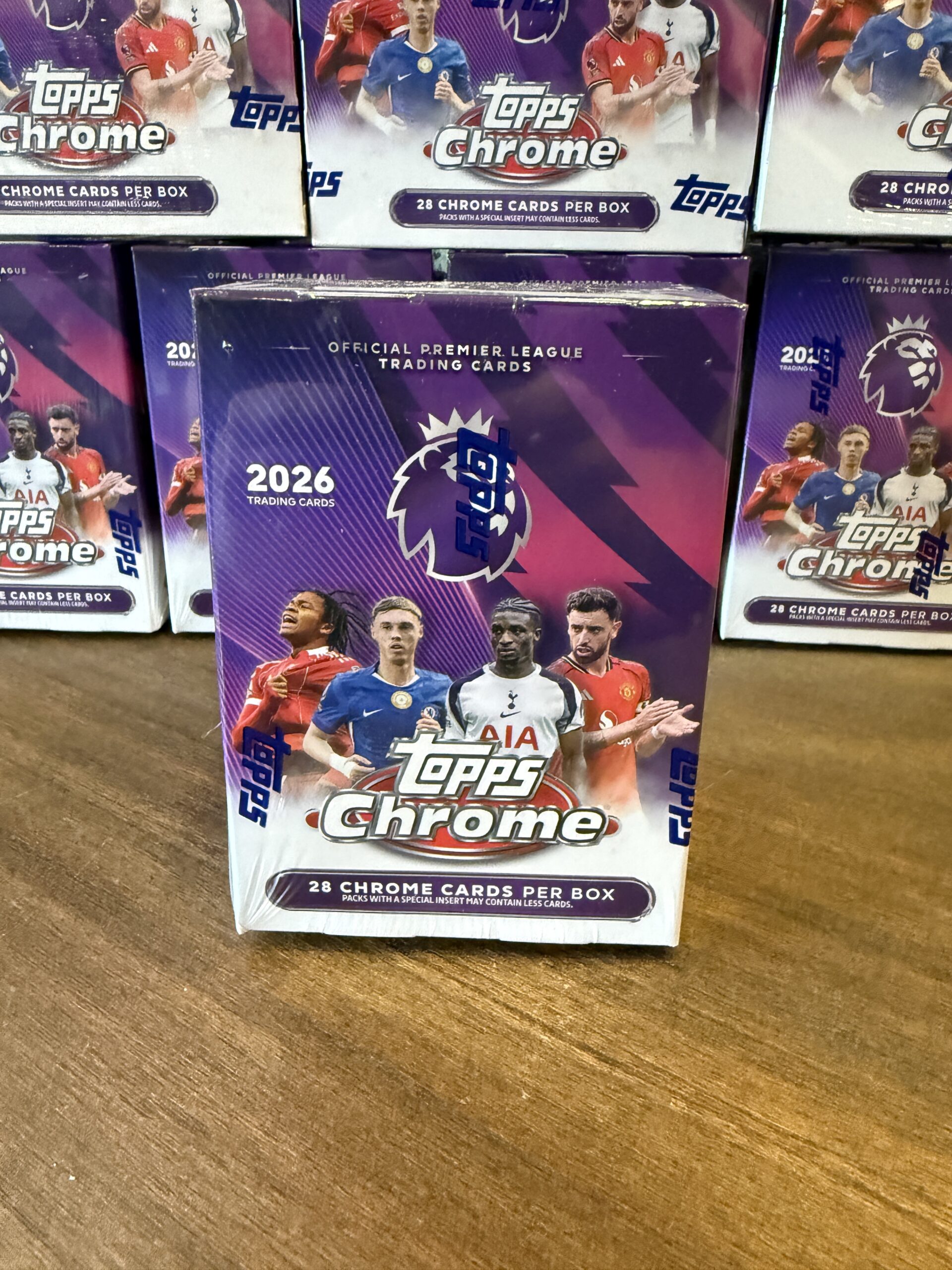 Blaster Box Premier League Topps Chrome 2026