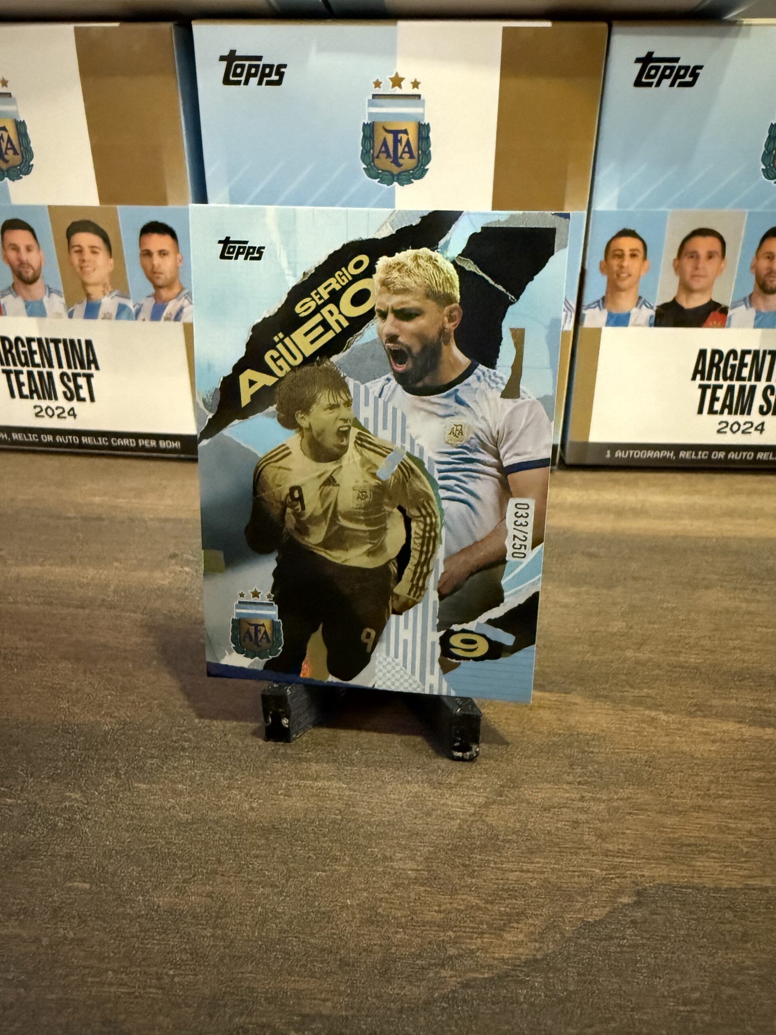 IMG_2861-scaled-1.jpg Sergio Aguero - Argentina Team Set 2024 - First Goal /250 - Imagen 1