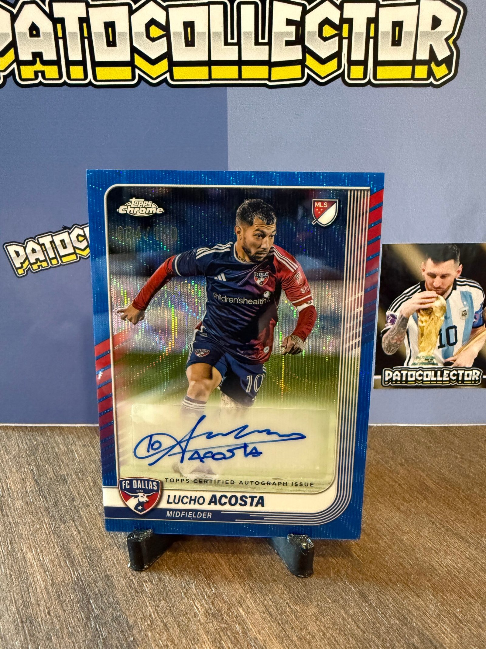 IMG_6900 Lucho Acosta - Topps Chrome 2025 (Firma /150) - Imagen 1