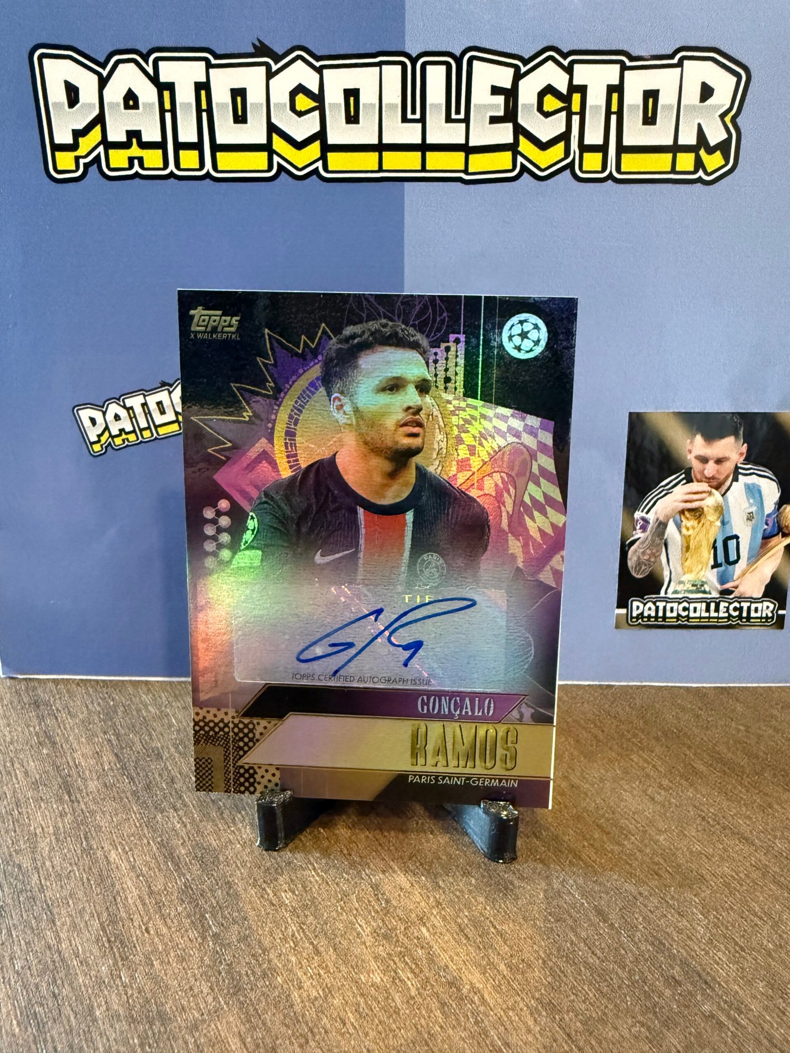 IMG_6912 Goncalo Ramos - Current Stars Topps 2024 (Firma) - Imagen 1