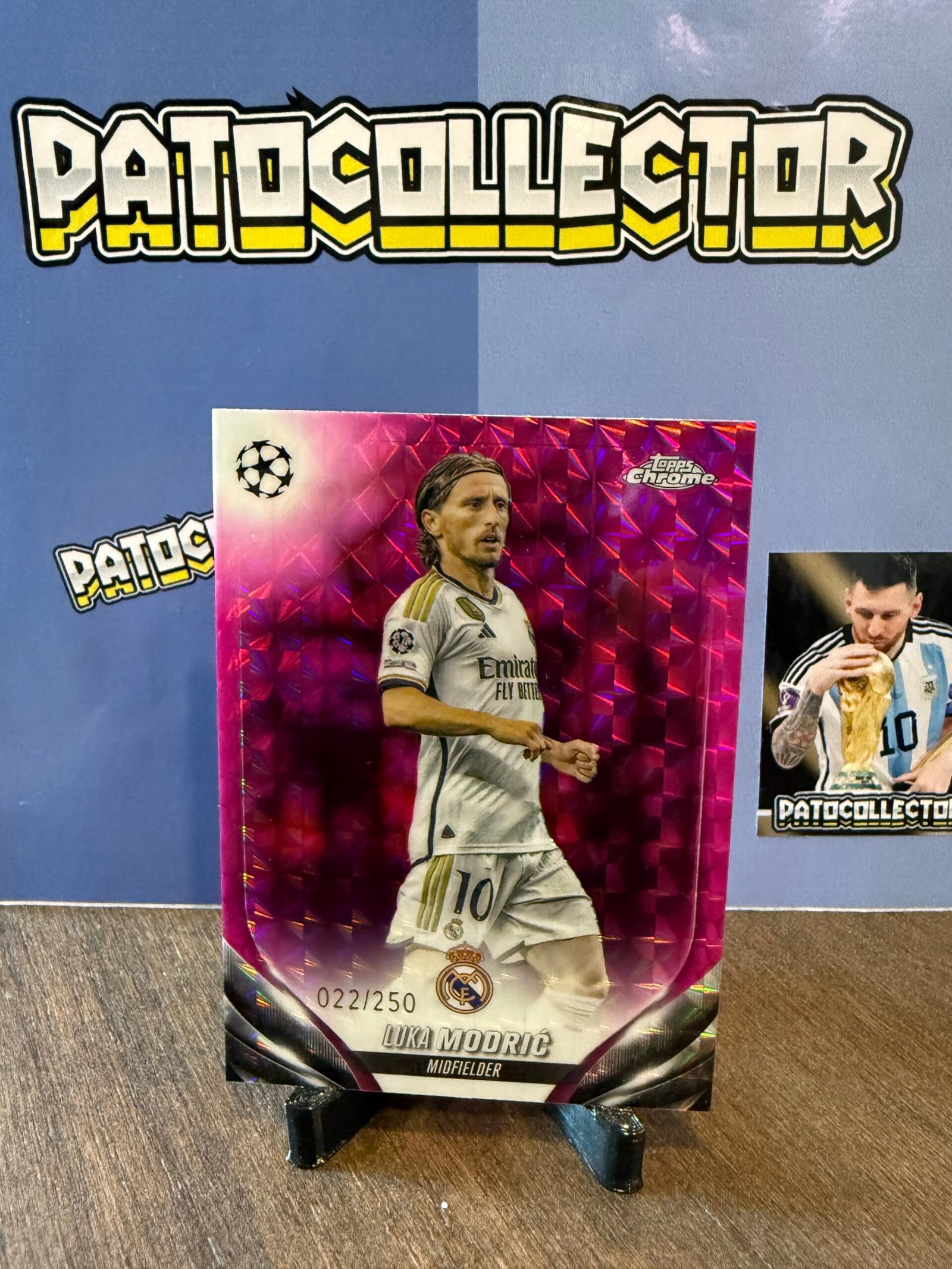 IMG_6952 Luka Modric - Topps Chrome Pink Geometric Refractor (/250) - Imagen 1