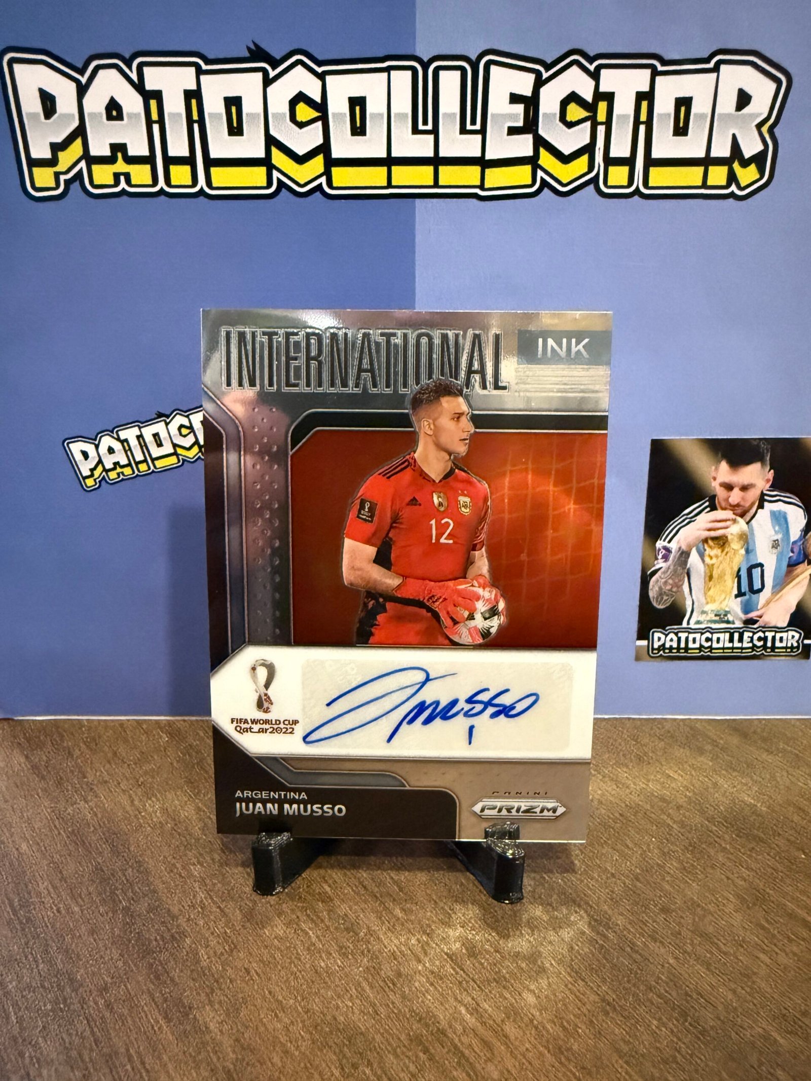 IMG_7359 Juan Musso - 2022 Panini Prizm World Cup Qatar International Ink - Imagen 1