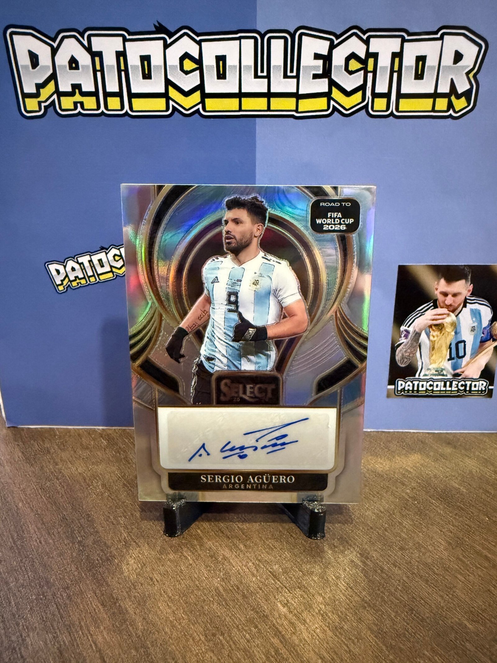 IMG_7367 Sergio "Kun" Aguero - 2026 Select Road to FIFA World Cup Signatures - Imagen 1
