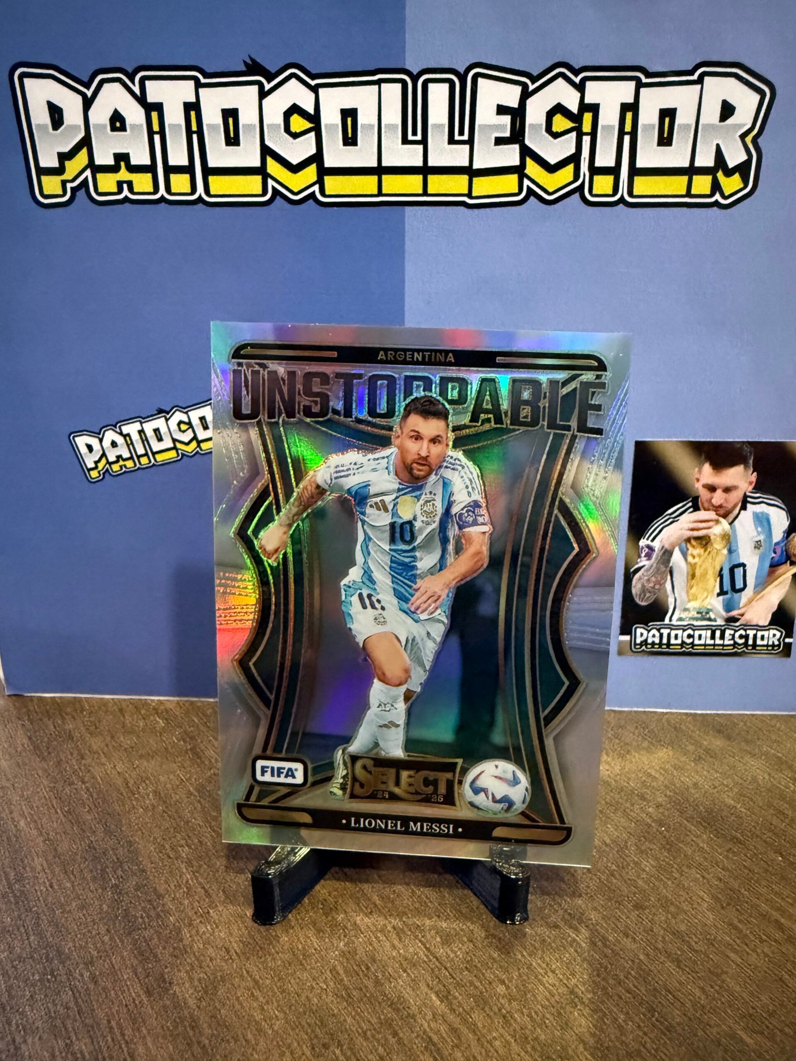 IMG_7372 Leo Messi - Panini 2024-25 Select FIFA Unstoppable Silver - Imagen 1